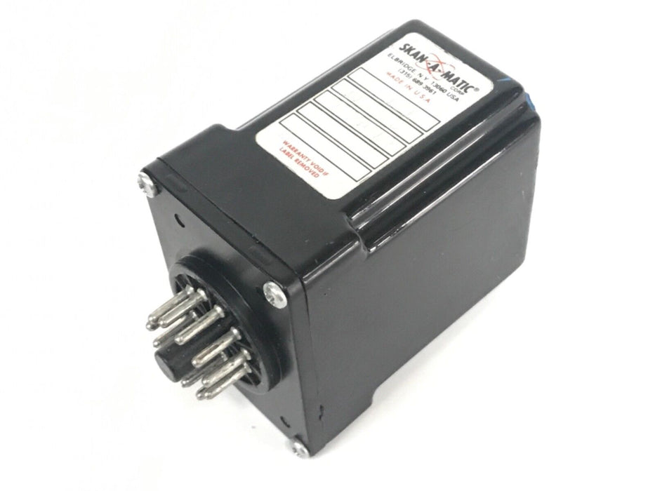 LOT OF 2 SKAN-A-MATIC R46151 PHOTOELECTRIC  RELAYS 115VAC