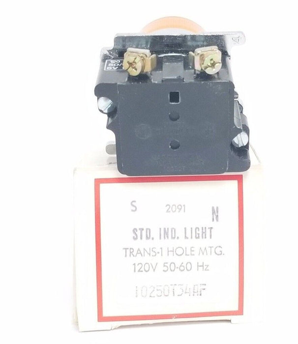 NIB EATON CUTLER-HAMMER 10250T34AF STD. IND. LIGHT, 120V, 50-60HZ