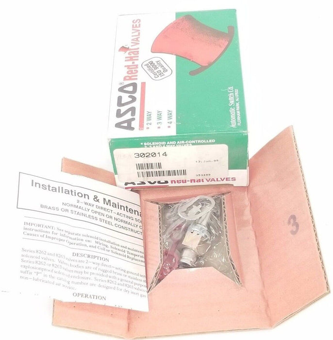 NIB ASCO 302014 REBUILD KIT