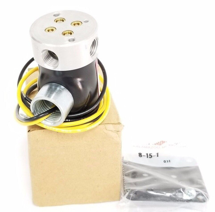 NIB HUMPHREY 125-4E1-21-36-24VDC SOLENOID VALVE 24VDC, 6.7W, 0-125PSI, 1/8IN