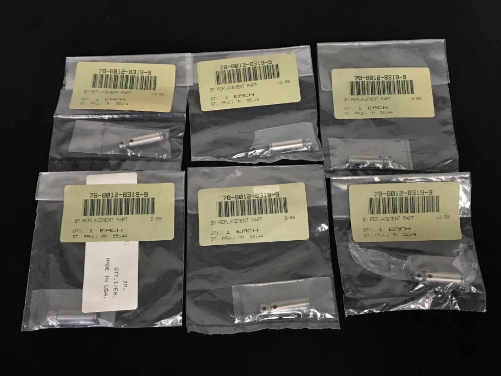 LOT OF 6 NEW 3M REPLACEMENT PART: 78-8012-8319-9