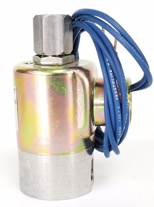 NIB VERSA VALVES ESM-3301-34-H-M-120V60 3-WAY SOLENOID VALVE ESM330134HM120V60