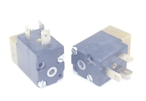 LOT OF 2 BURKERT 00120616 SOLENOID VALVES 24VDC, 4W