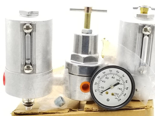 NEW MONNIER 213-2300-3 FILTER/REGULATOR/LUBRICATOR F/R/L 3-WAY COMBINATION