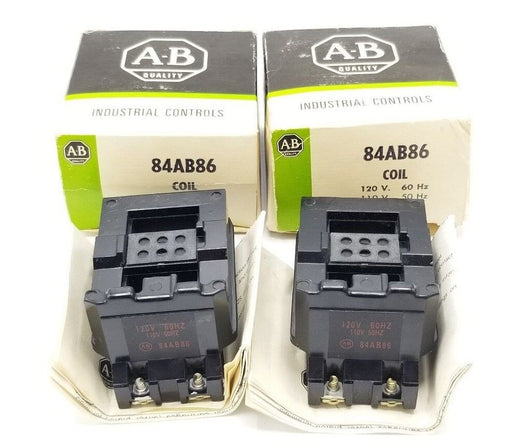 LOT OF 2 NIB ALLEN BRADLEY 84AB86 COIL 120V/60HZ, 110V/50HZ