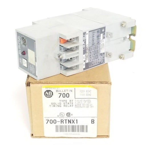 ALLEN BRADLEY 700-RTNX1 SOLID STATE TIMING RELAY 0.05-0.27SEC, SERIES B