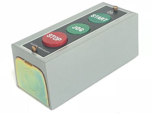 NIB ALLEN-BRADLEY 800S-3SG SER. M START-JOG-STOP PUSH BUTTON 800S3SG