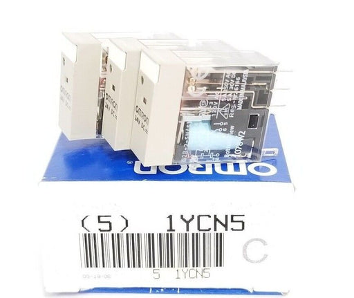 BOX OF 3 NEW OMRON 1YCN5 RELAYS G2R-2-SN (S), 1078W2, 24VDC