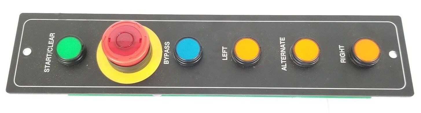 REPAIRED QUIPP SYSTEMS 1929-39319 PUSH BUTTON INTERFACE PANEL 052N507 REV. E