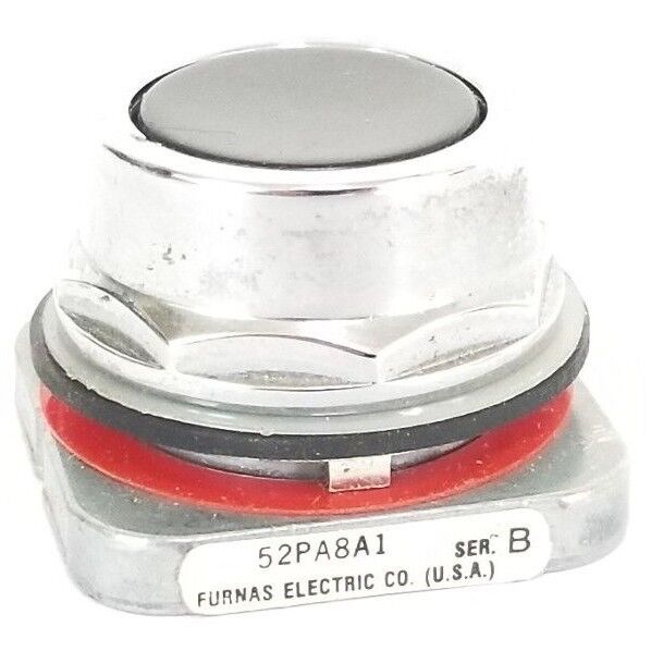 FURNAS 52PA8A1 BLACK PUSH BUTTON SWITCH, SERIES B