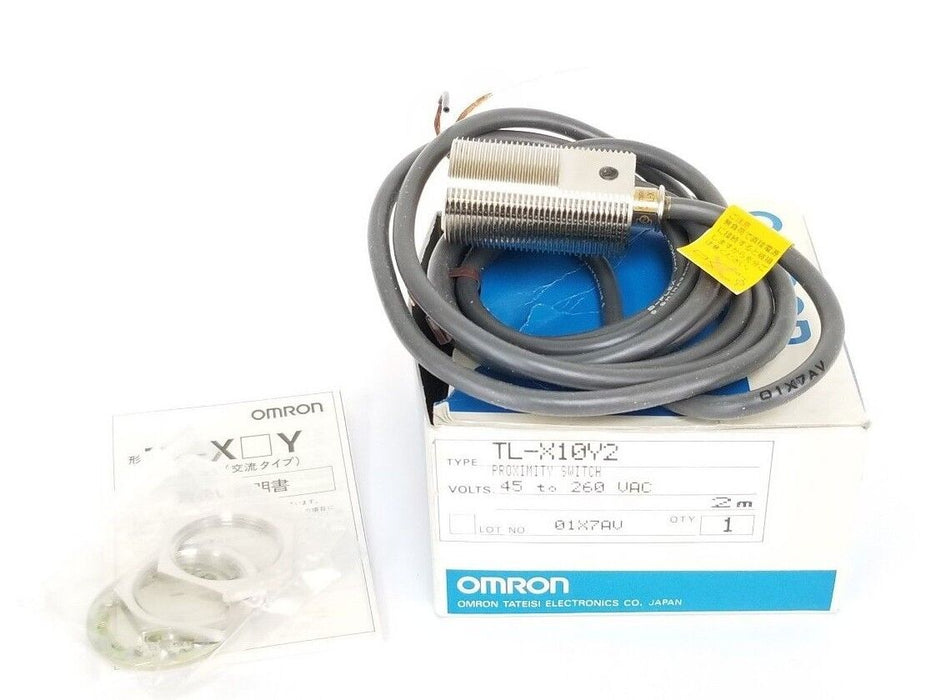 NIB OMRON TL-X10Y2 PROXIMITY SWITCH TLX10Y2, 45-260 VAC, 2M