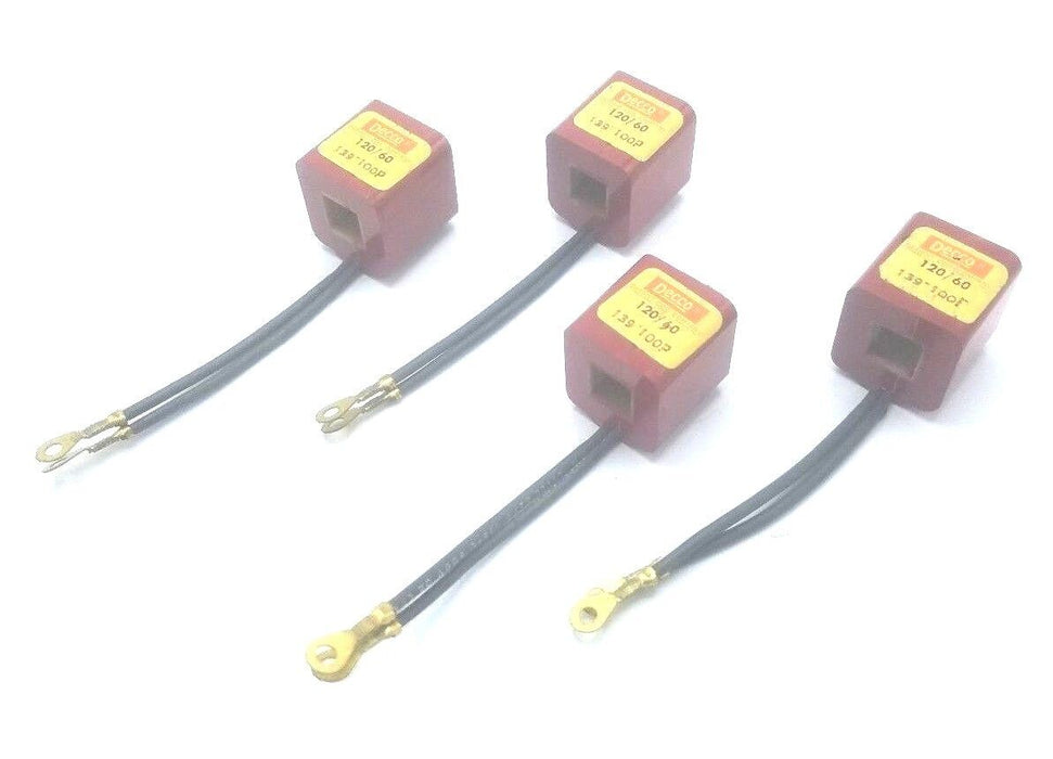 LOT OF 4 NEW DECCO 139-100P COILS 139100P, 120/60