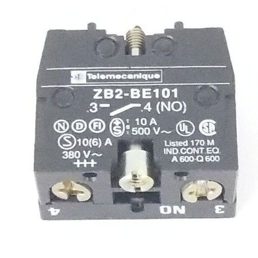 LOT OF 8 NEW TELEMECANIQUE ZB2-BE101 CONTACT BLOCKS, ZB2BE101