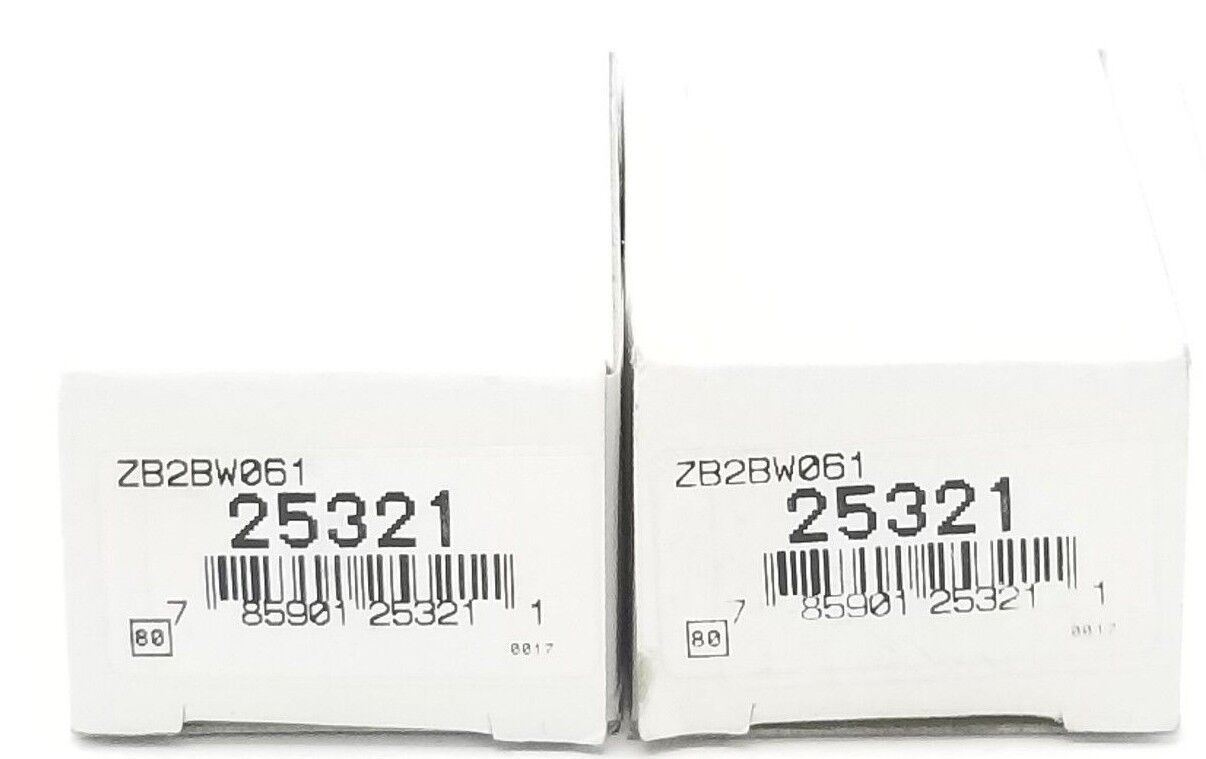 LOT OF 2 NIB TELEMECANIQUE ZB2-BW061 LIGHT MODULE ASSEMBLIES 22MM, 24V, ZB2BW061