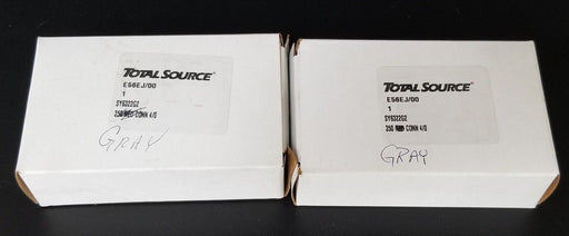 LOT OF 2 NIB TOTAL SOURCE E56EJ/00 350 GRAY CONN 4/0 SY6322G2