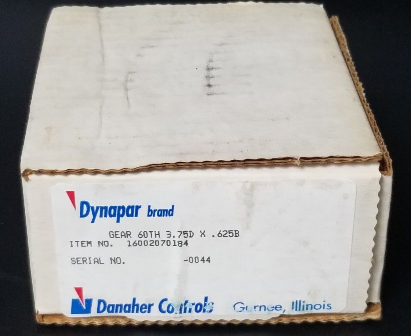 BOX OF 2 NEW DANAHER DYNAPAR 16002070184 GEARS, 60 TOOTH, 3.75D X .625B