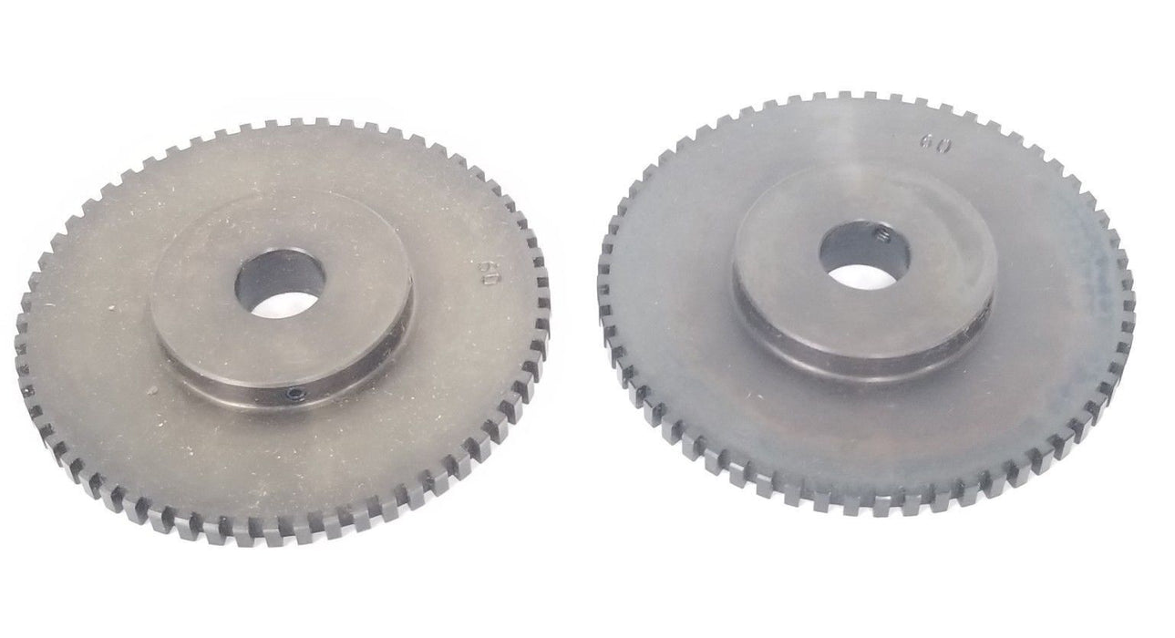 BOX OF 2 NEW DANAHER DYNAPAR 16002070184 GEARS, 60 TOOTH, 3.75D X .625B