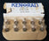 LOT OF 10 NEW KEN-RAD 10S6 DC BAYONET BASE BULBS, 10W, 250V, 10S6/15