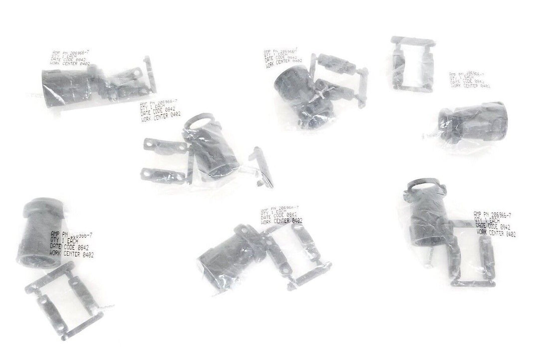 LOT OF 7 NEW AMPHENOL 206966-7 CABLE CLAMP ASSEMBLIES 2069667