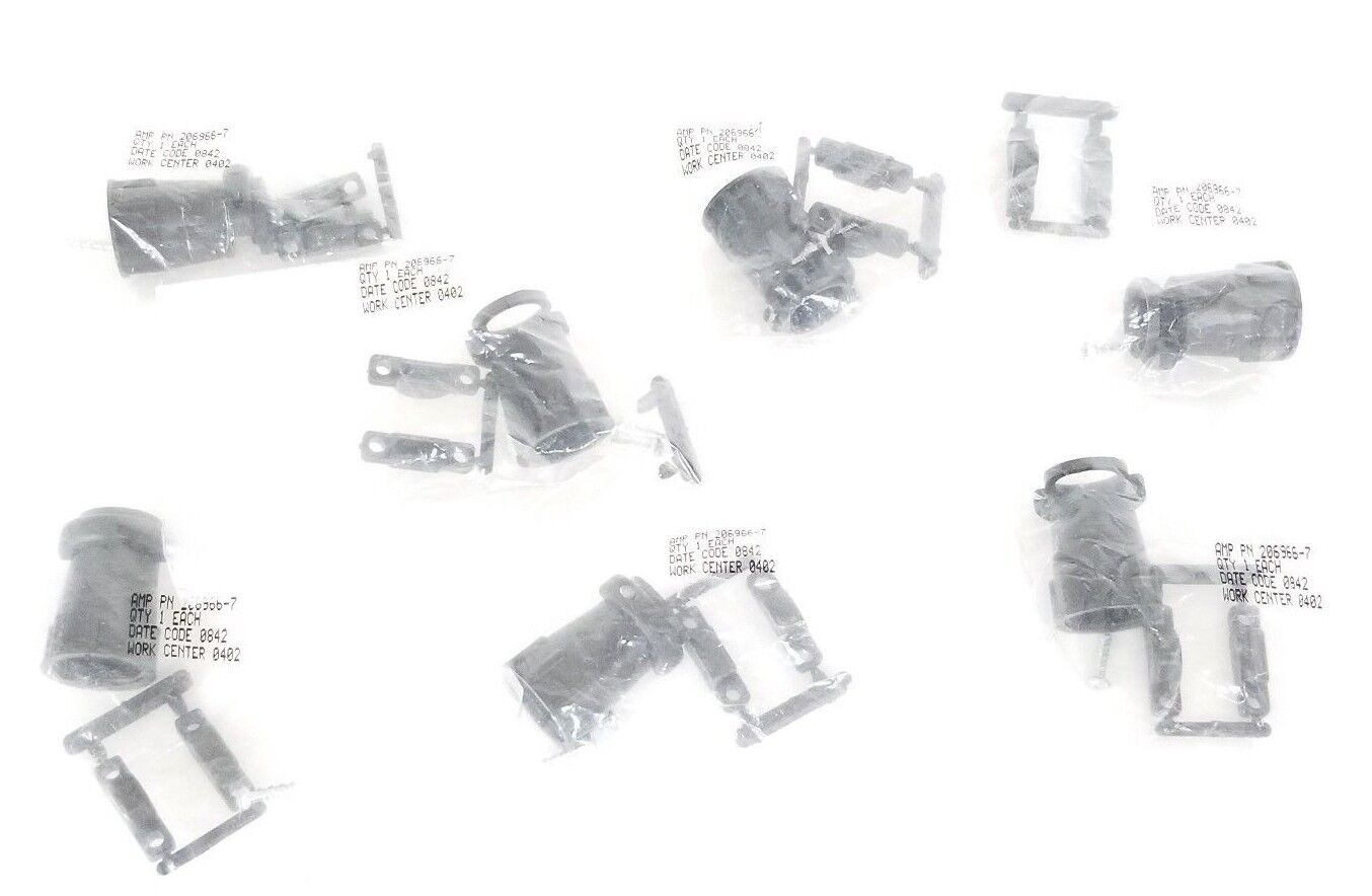LOT OF 7 NEW AMPHENOL 206966-7 CABLE CLAMP ASSEMBLIES 2069667
