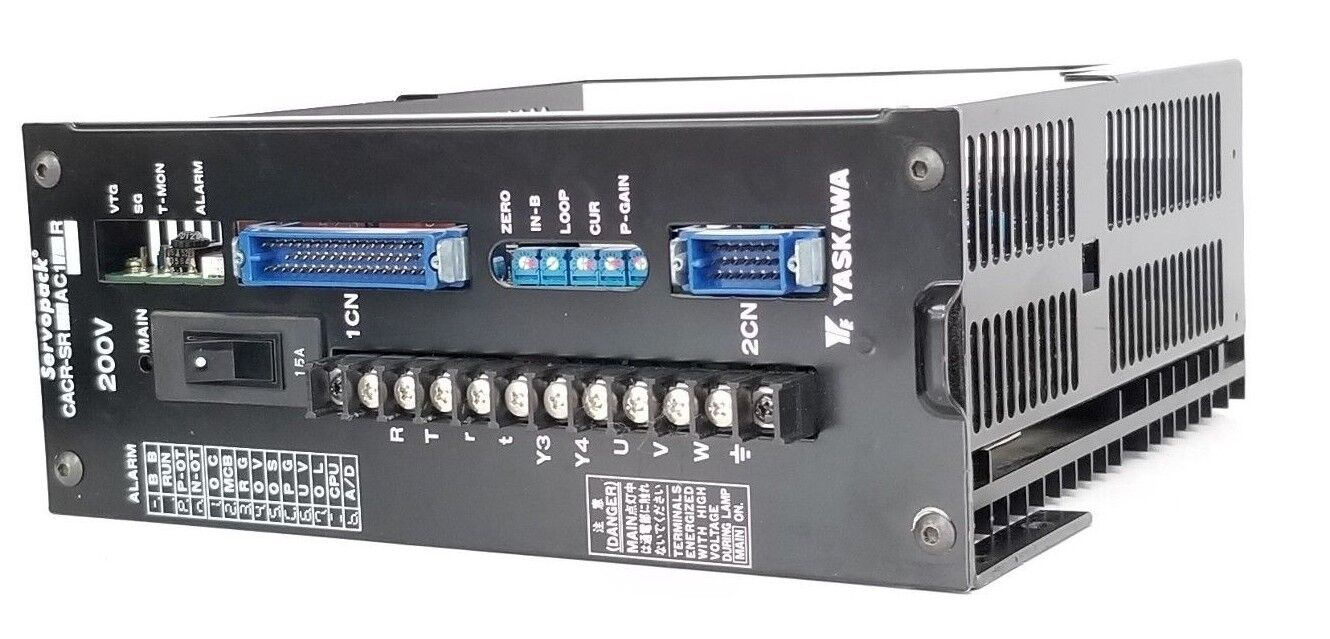 YASKAWA SERVOPACK CACR-SR05AC1ER AC SERVO DRIVE 200V, 1CN, HPS 061-00262-0