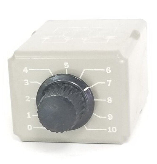 SYRACUSE ELECTRONICS TNR00300 TIME DELAY RELAY 1SEC, 0-10SEC, 115VAC, 10A