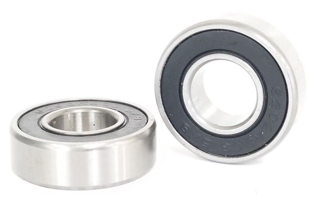 LOT OF 2 NEW GENERIC 6202RSC3 5/8" BEARINGS