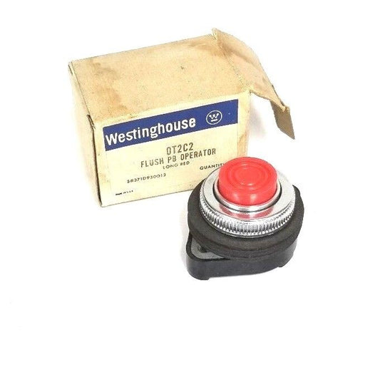 NIB WESTINGHOUSE OT2C2 FLUSH PUSHBUTTON OPERATOR 0T2C2