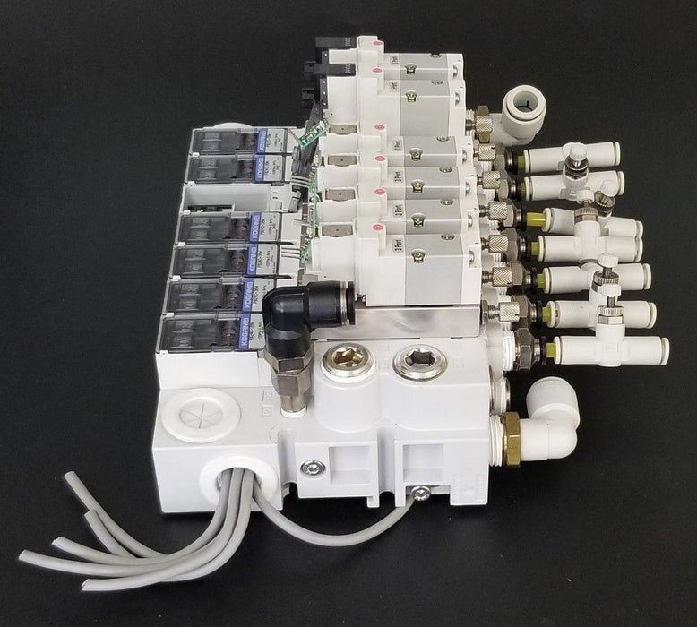 KOGANEI PBM7P-3W SOLENOID VALVE BLOCK, GA110E1-PSL-1L-7W, PB24C-38W, PB24C-39W