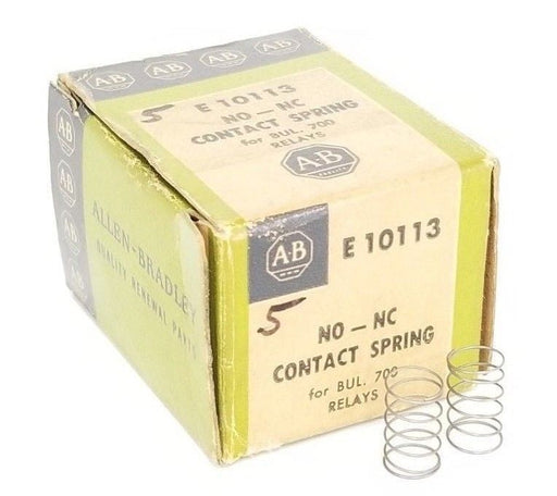 LOT OF 2 NEW ALLEN BRADLEY E10113 CONTACT SPRINGS NO-NC, FOR BUL 700 RELAYS