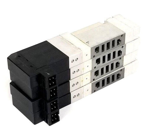 LOT OF 4 KOGANEI F10T2-CPL3 SOLENOID VALVES 24VDC, 0.2~0.7MPA, F10T2CPL3DC24V