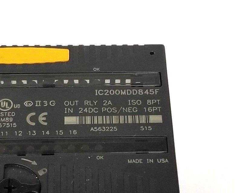 GE FANUC IC200MDD845F POWER MODULE 24VDC, 16PT INPUT / 2A, 8PT OUTPUT
