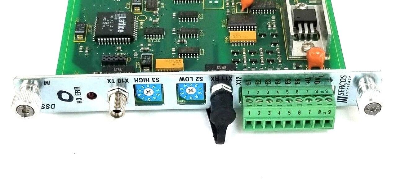 INDRAMAT / REXROTH DSS02.1 SERCOS INTERFACE BOARD 109-0852-4B01-11