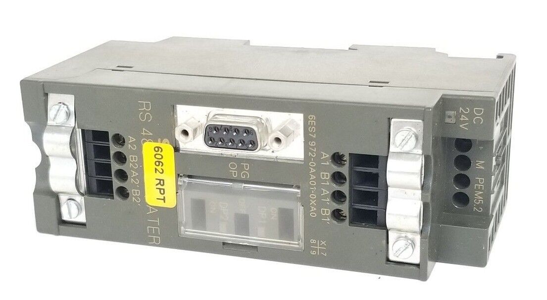 SIEMENS 6ES7 972-0AA01-0XA0 RS485 REPEATER MODULE 6ES79720AA010XA0