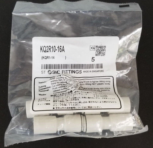 LOT OF 4 NEW SMC KQ2R10-16A PLUG-IN REDUCERS KQR114