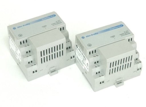 LOT OF 2 ALLEN BRADLEY 2711P-RSACDIN POWER SUPPLIES SER A, 24VDC, 2711PRSACDIN