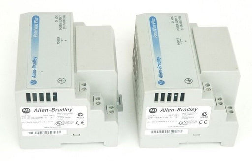 LOT OF 2 ALLEN BRADLEY 2711P-RSACDIN POWER SUPPLIES SER A, 24VDC, 2711PRSACDIN
