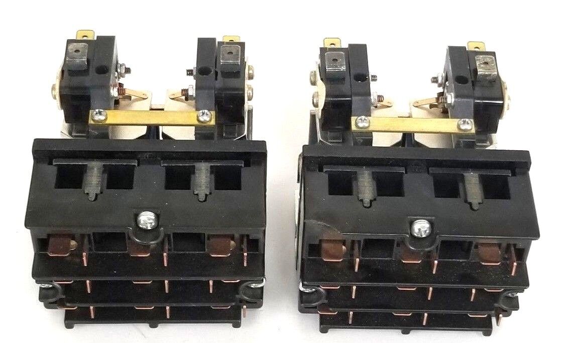 LOT OF 2 DUNCO A275KXX90 REVERSING CONTACTORS, 48VDC COILS