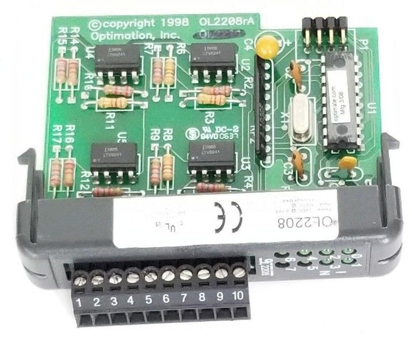 OPTIMATION INC. OL2208 OPTILOGIC DUAL CHANNEL IN: 30VDC OUT: 5VDC 0.3VA