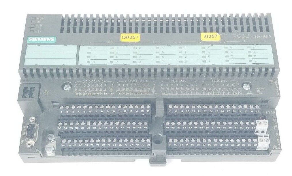 SIEMENS ET 200B-16DI/16DO MODULE 6ES7 133-0BL00-0XB0, 6ES7 193-0CB10-0XA0