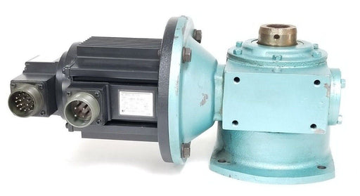 YASKAWA USAREM-05CHP21 SERVO MOTOR W/ UTOPI-150VA ENCODER, 3192-MF-2-058 REDUCER