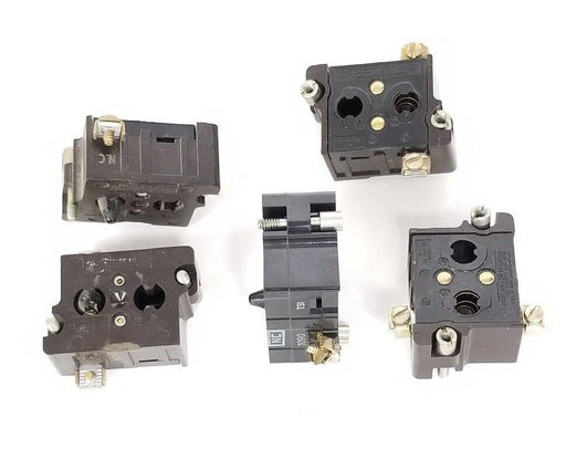 LOT OF 5 CUTLER-HAMMER 10250T CONTACT BLOCKS 600VAC, 250VDC