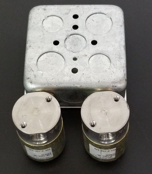 LOT OF 2 VERSA ESM-2301-80-120V60 SOLENOID VALVES W/ CABLE HOUSING