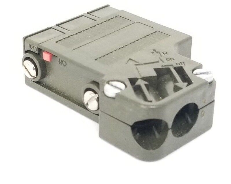 SIEMENS 6ES7-972-0BA41-0XA0 CONNECTOR 35 DEG. 6ES79720BA410XA0