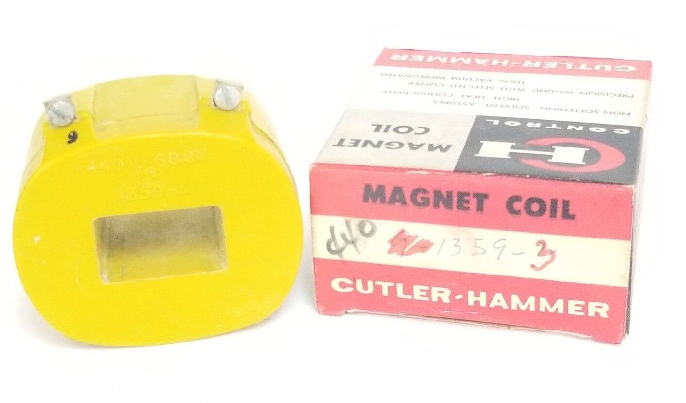 CUTLER-HAMMER 1359-3 MAGNET COIL 440V, 60CY, 13593