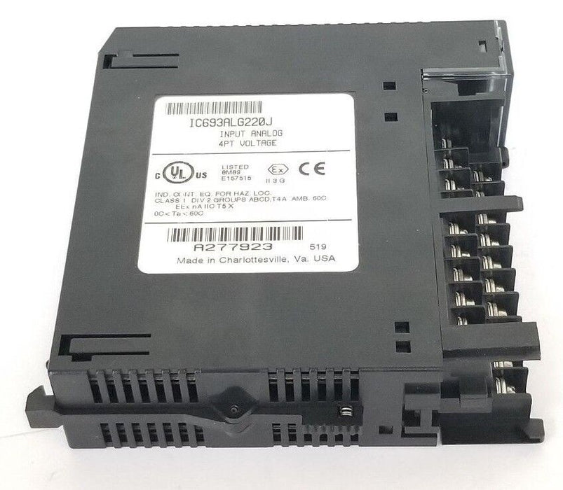 GE FANUC IC693ALG220J INPUT ANALOG 4PT VOLTAGE MODULE