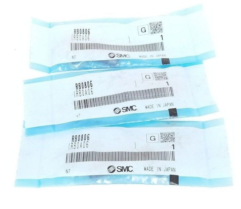 LOT OF 3 NEW SMC RB0806 SHOCK ABSORBERS 6MM STROKE