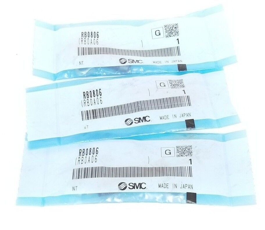 LOT OF 3 NEW SMC RB0806 SHOCK ABSORBERS 6MM STROKE