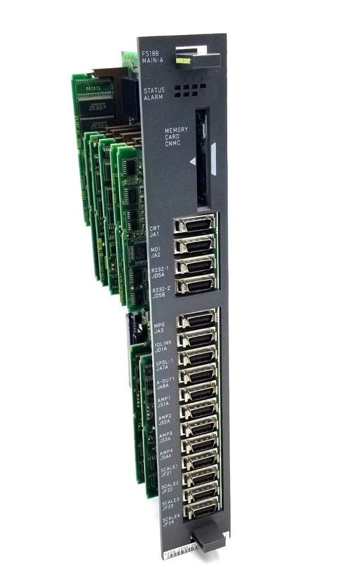 FANUC A16B-2202-0860 / 05D 18B 4 AXIS MAIN CPU BOARD A16B2202086005D W/MODULES