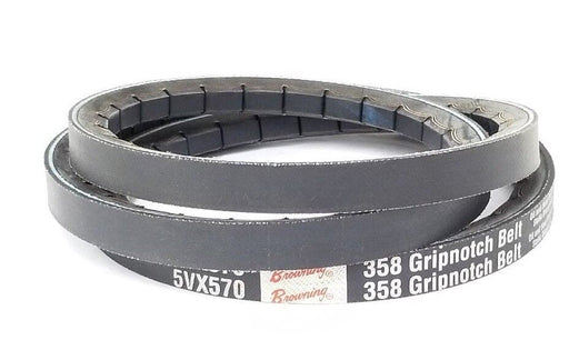 NEW BROWNING 5VX570 358 GRIPNOTCH V-BELT 57" O.C.